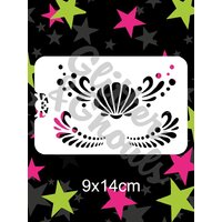 Glitter & Ghouls Princess of the Sea Crown Stencil - GG206