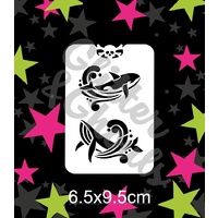 Glitter & Ghouls Whales Stencil GG20