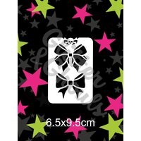 Glitter & Ghouls Bows Bow-tiful Gift Stencil - GG238