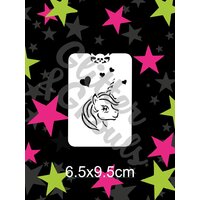Glitter & Ghouls Unicorn Outline Stencil - GG243