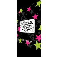 Glitter & Ghouls Bats Colony Stencil - GG249