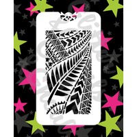 Glitter & Ghouls NZ Tribal Wrap Stencil GG261