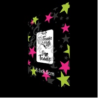 Glitter & Ghouls I love Tennis, Racket Stencil - GG350