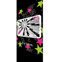 Glitter & Ghouls Comic Starburst Flash Lightning Stencil - GG358