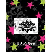 Glitter & Ghouls Lotus Love Princess Floral Crown Stencil - GG457