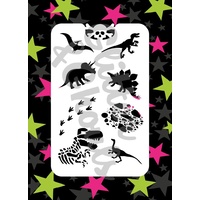 Glitter & Ghouls Dinosaurs Stencil GG45