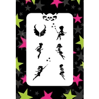 Glitter & Ghouls Fairies Stencil GG46