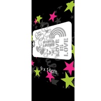 Glitter & Ghouls Pride, Love is Love, Rainbow, Heart Stencil - GG568