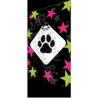 Glitter & Ghouls Puppy Dog Paw Print Mini Stencil - GG608