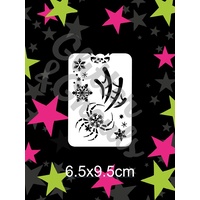 Glitter & Ghouls Snowflake Spider Stencil 