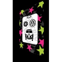 Glitter & Ghouls Summer Loving VW Car, Flower, Logo Stencil - GG670