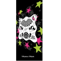Glitter & Ghouls Mermaid, Seashell , Seahorse, Splash, Bubbles Stencil - GG706