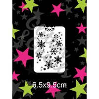 Glitter & Ghouls Snowflake Sprinkle Stencil GG72