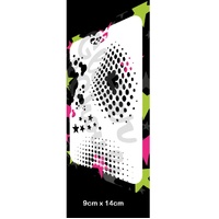 Glitter & Ghouls Halftone FX Dots, Stars, Comic Stencil - GG731