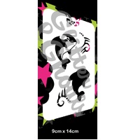 Glitter & Ghouls Killer Whale, Chibi, Tribal Side Eye Stencil - GG794