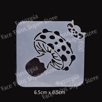 Glitter & Ghouls Mushroom Mini Stencil - GG608