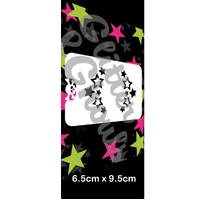 Glitter & Ghouls Stars Side Eye Scatter Flourish Stencil - GG805