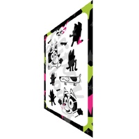Glitter & Ghouls Blue Puppy Long Dog Files Stencil  - GG831