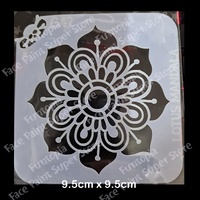 Glitter & Ghouls Mandala Lotus Stencil - GG847