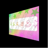 Glitter & Ghouls Santa's Sleigh, Christmas, Reindeer Stencil - GG853