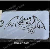 Glitter & Ghouls Toothless Wingspan Dragon Stencil - GG866
