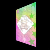 Glitter & Ghouls Big Rig Truck Mini Stencil - GG881