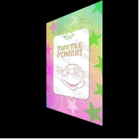 Glitter & Ghouls Turtle Power Petite Stencil - GG883