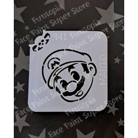 Glitter & Ghouls Mario Gaming Mini Stencil - GG941
