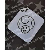 Glitter & Ghouls Toadie Mushroom Gaming Mini Stencil - GG943