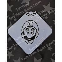 Glitter & Ghouls Luigi Gaming Mini Stencil - GG944