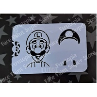 Glitter & Ghouls Luigi Gaming Stencil - 2 part - GG950