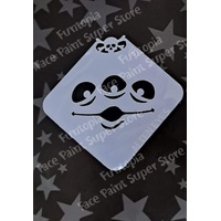 Glitter & Ghouls Alien TS Eyes Mini Stencil - GG961