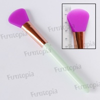 Glitter Gel/ Pixie Paint Applicator Wand - Silicone Fan Shaped Tip