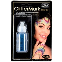 Mehron GlitterMark 15ml Glitter Gel - Blue