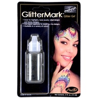 Mehron GlitterMark 15ml Glitter Gel - Black