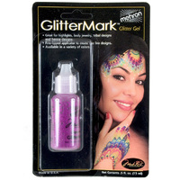Mehron GlitterMark 15ml Glitter Gel - Pink/Fuschia