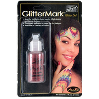 Mehron GlitterMark 15ml Glitter Gel - Red