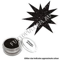 Global Colours Jet Black Cosmetic Glitter