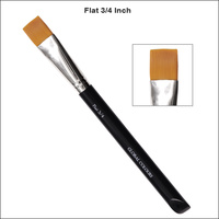 Global Colours Flat Brush - 3/4" with acrylic handle