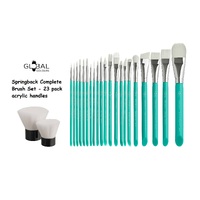 Global Colours Springback Complete Brush Set - 23 pack