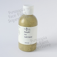 Global FX 250ml Soft Gold Concentrated Glitter Gel 