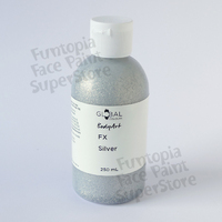 Global FX 250ml Silver Concentrated Glitter Gel