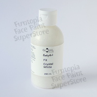 Global FX 250ml Crystal White Concentrated Glitter Gel