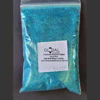 Global Colours Cosmetic Glitter - 60g (+100ml) AQUA BLUE 