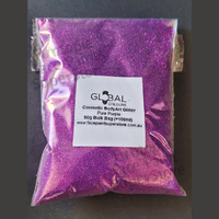 Global Colours Cosmetic Glitter - 60g (+100ml) PURE PURPLE 