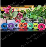 Global Colours BodyArt Neon 32g Set – Fluoro Neon UV Glow 10 Colour Pack