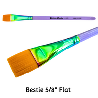 Squishy Doodle x GTX Professional Brush - Flat 5/8" "Bestie"