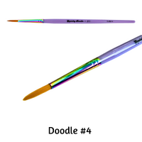 Squishy Doodle x GTX Professional Brush - Round No. 4 "Doodle"