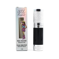 GTX Face & Body Paint Water Resistant Cream Makeup - True Black - 15ml Pump
