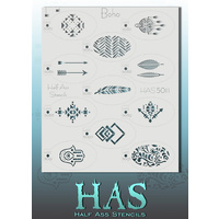 Half Ass Stencil - HAS5011 - Boho